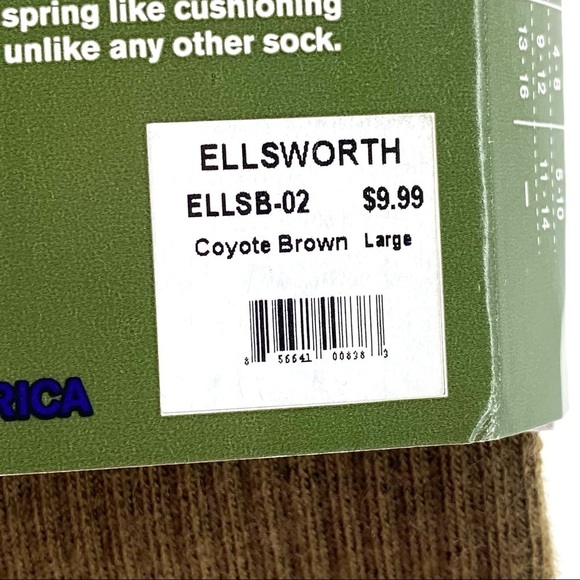 Ellsworth Men's Tactical Boot Socks - L - Picture 5 of 5